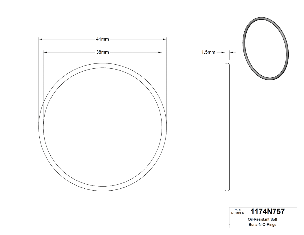 Technical drawing - 1174N757